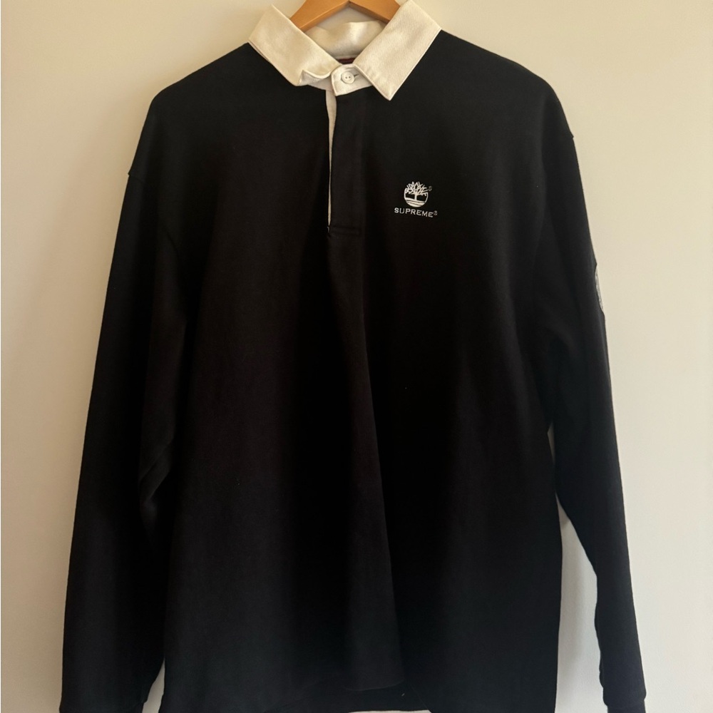 Supreme x Timberland Rugby Long Sleeve Polo with Logo